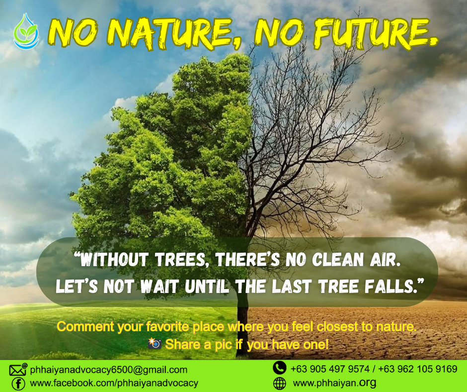 NO NATURE, NO FUTURE