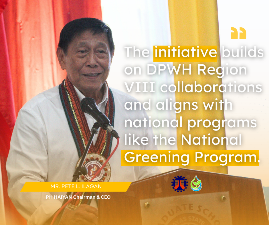 DPWH Backs PH Haiyan Advocacy Inc.'s Proposal to Integrate Fruit-Bearing Trees into Tacloban's National Roads